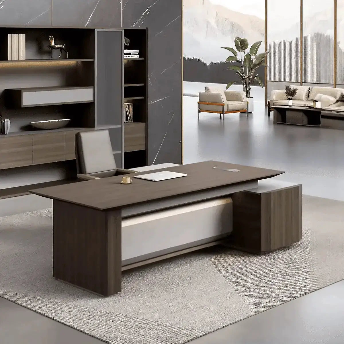 Cole · Modern L-Shaped Executive Desk by Arc Grove