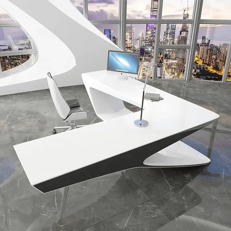 Chevron · L-Shaped Executive Desk by Arc Grove