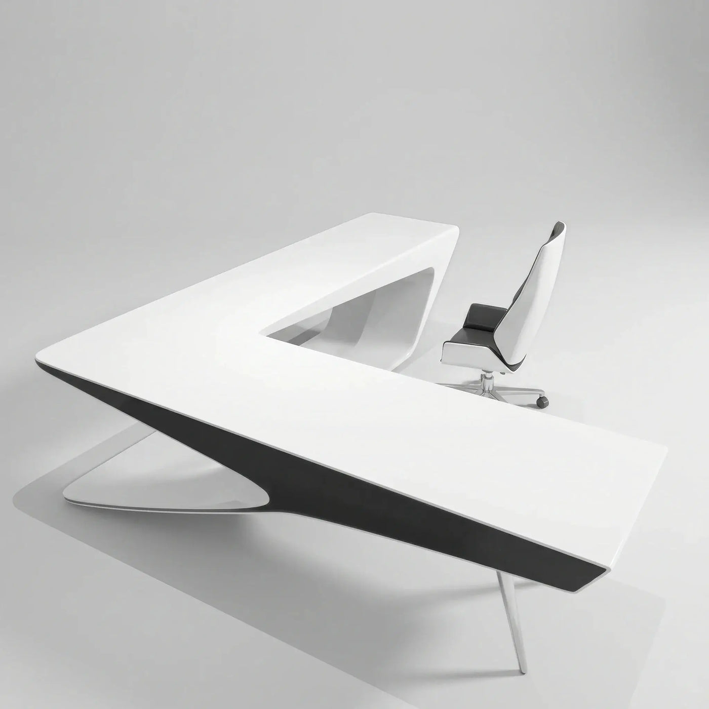 Chevron · L-Shaped Executive Desk by Arc Grove