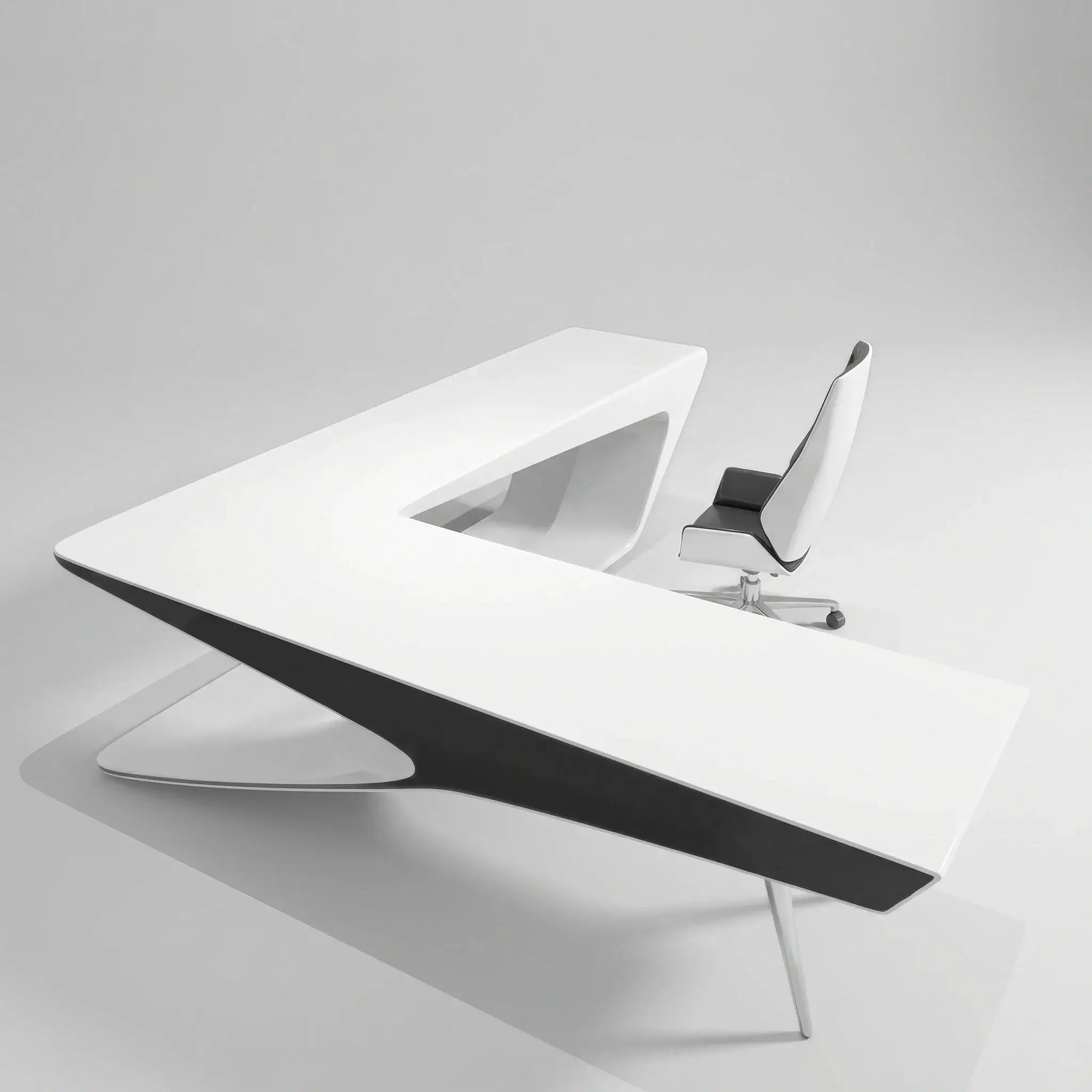 Chevron · L-Shaped Executive Desk by Arc Grove