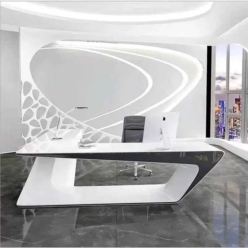 Chevron · L-Shaped Executive Desk by Arc Grove