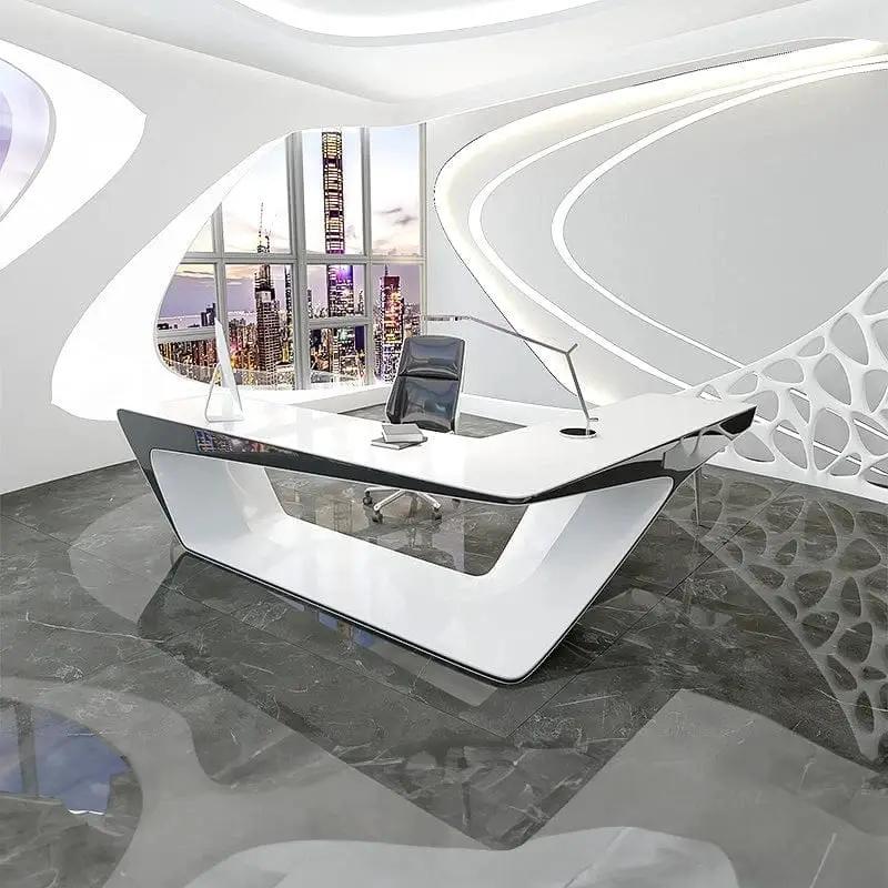 Chevron · L-Shaped Executive Desk by Arc Grove