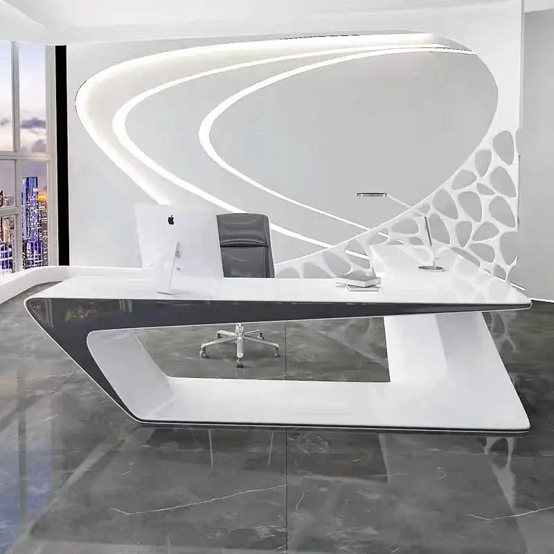 Chevron · L-Shaped Executive Desk by Arc Grove