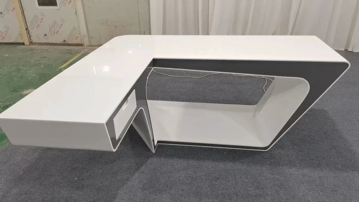 Chevron · L-Shaped Executive Desk by Arc Grove