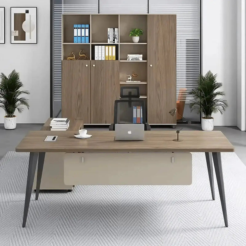 Tawn · Office Desk w/ Mobile Storage by Arc Grove