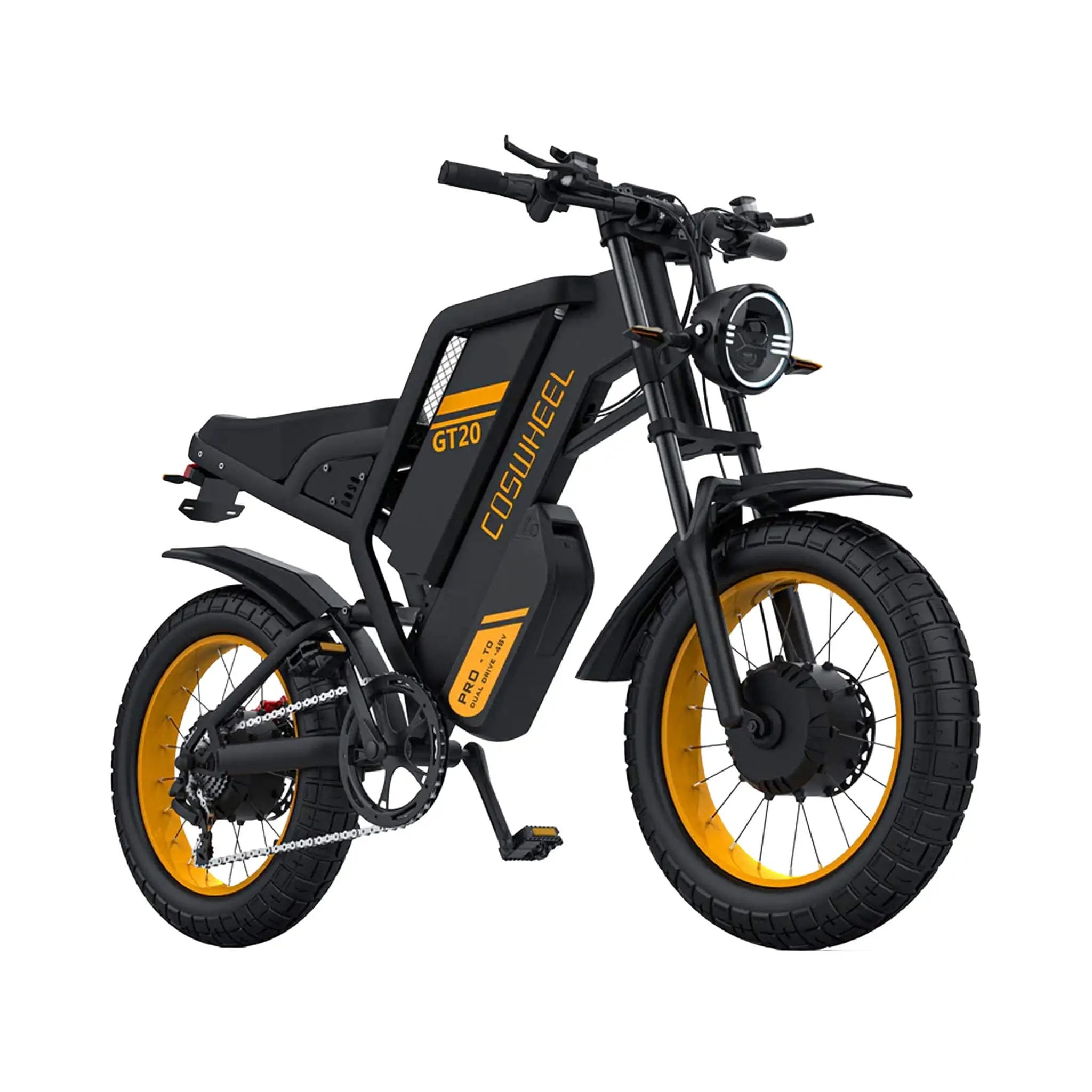 Coswheel GT20 Pro 48V/40AH 3000W Dual Motor Fat Tire Electric Bike (SAK75824) by SAKSBY WHOLESALE