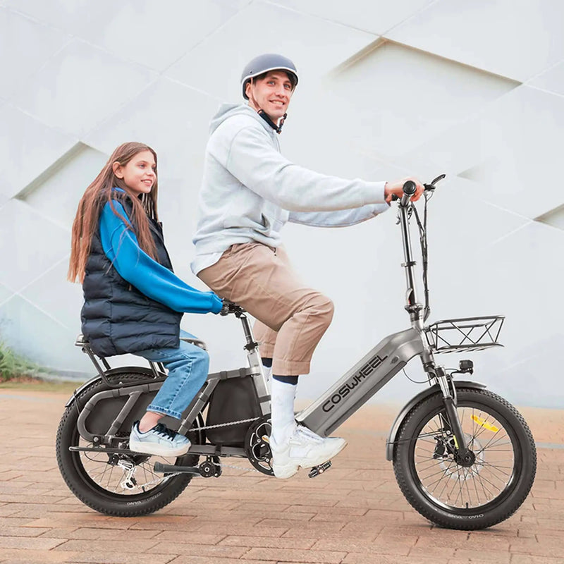 Coswheel HQ20 48V/20AH 1300W Electric All-Terrain Cargo Bike (SAK41597) by SAKSBY WHOLESALE