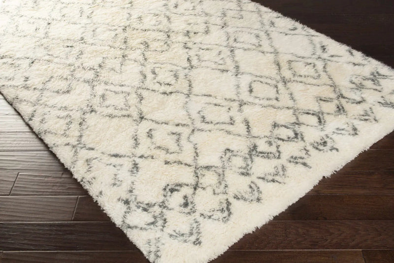 Cotgrave 2x3 Cream Trellis Small Wool Rug - Clearance by Boutique Rugs