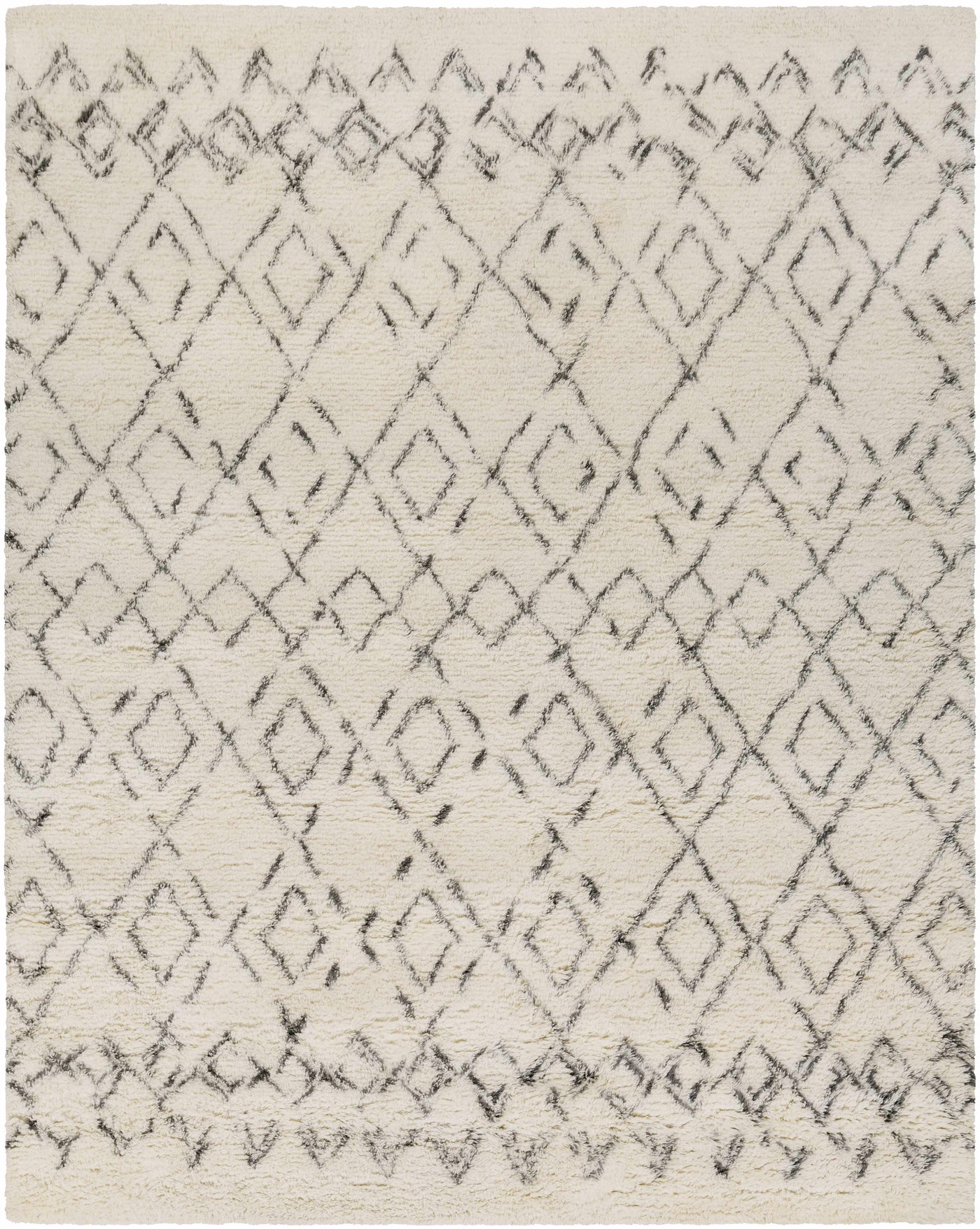 Cotgrave 2x3 Cream Trellis Small Wool Rug - Clearance by Boutique Rugs