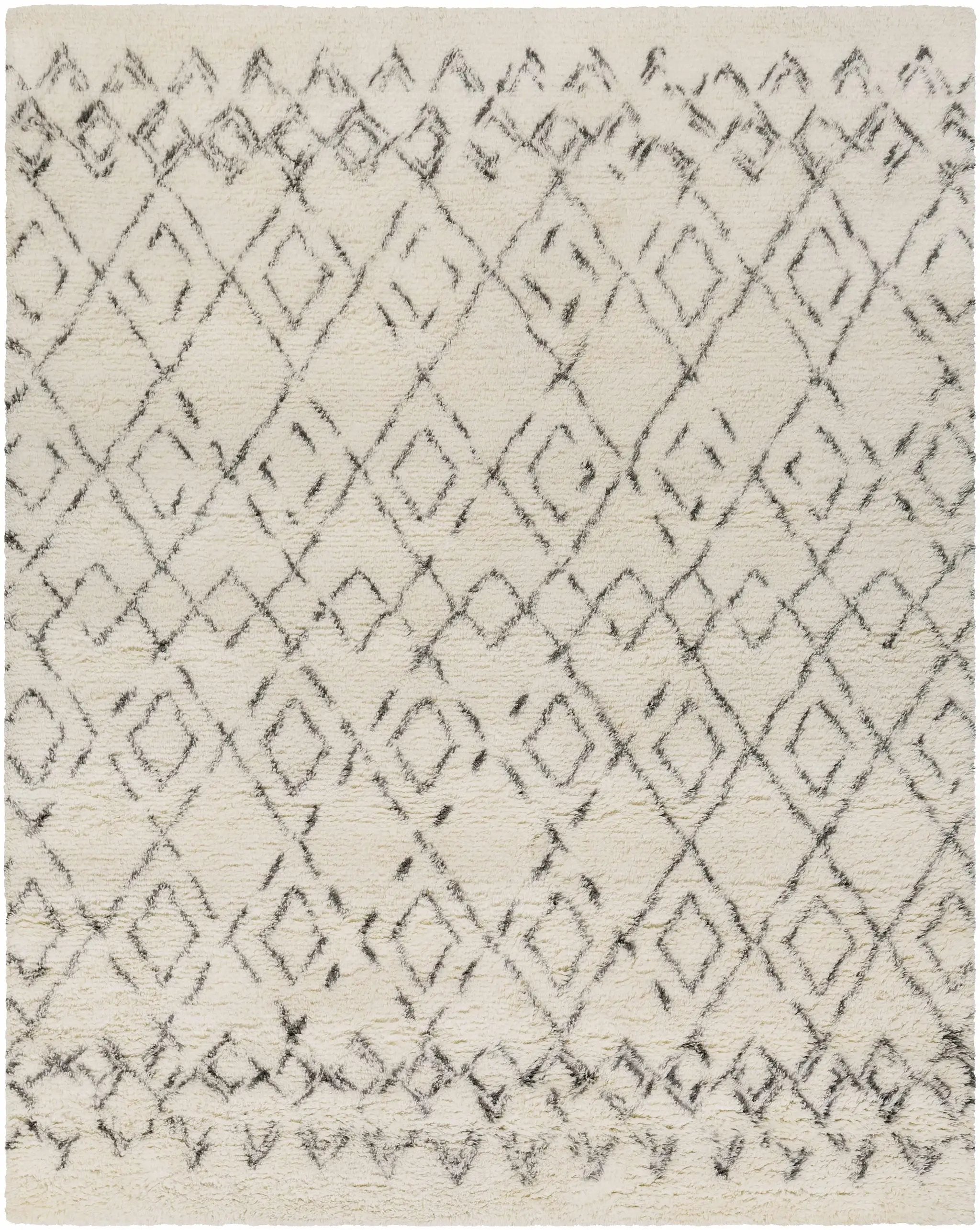 Cotgrave 2x3 Cream Trellis Small Wool Rug - Clearance by Boutique Rugs