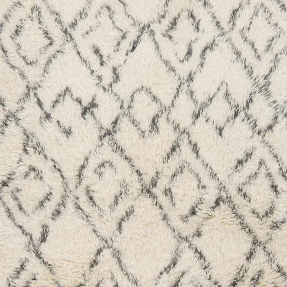 Cotgrave 2x3 Cream Trellis Small Wool Rug - Clearance by Boutique Rugs