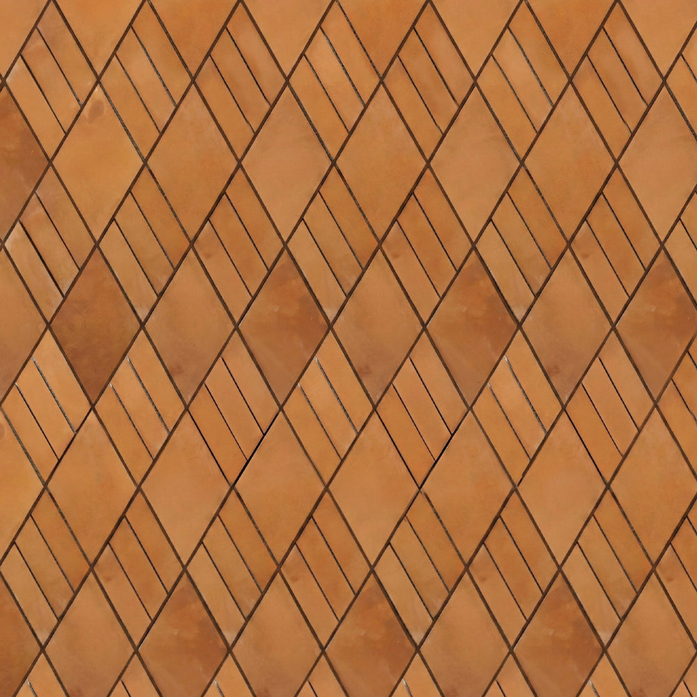 Cotto Natural Genoa Terracotta Mosaics 11 1/2x14 Terracotta Natural 12x18 Mosaics