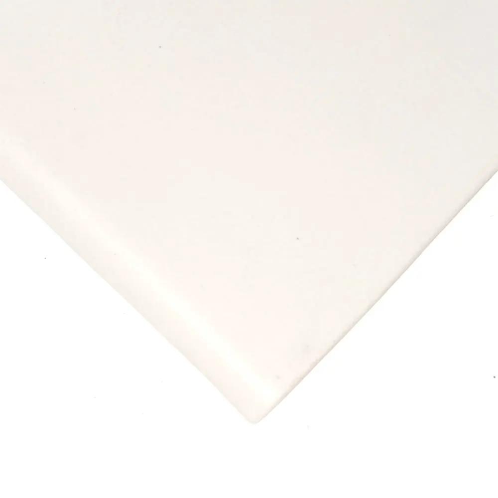 Cotton Matte Bullnose Ceramic Moldings 6x6 closeup 3