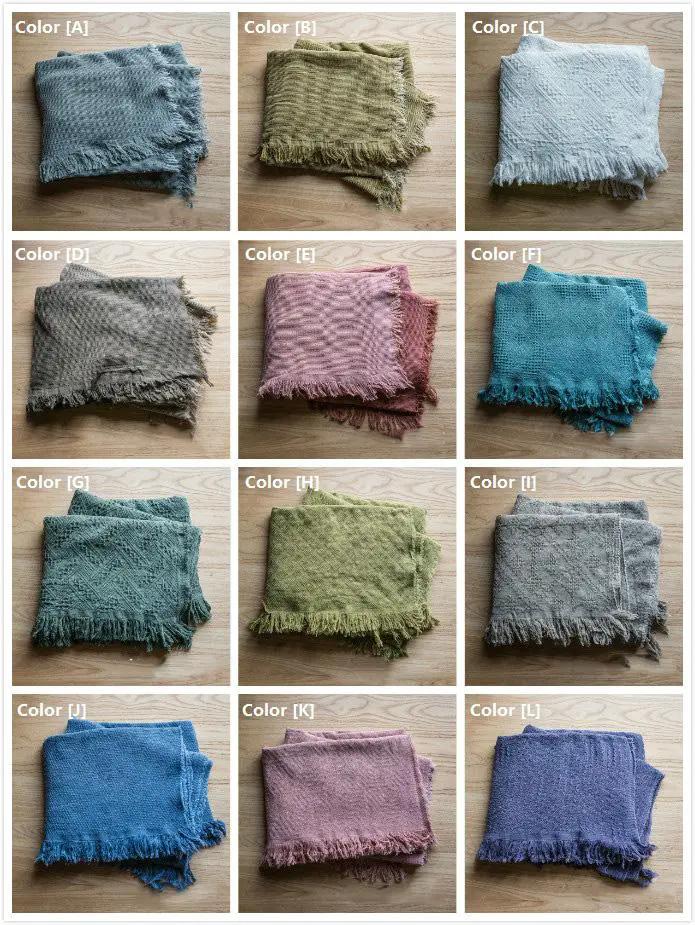 Cotton Throw Sofa Blanket by RusticReach