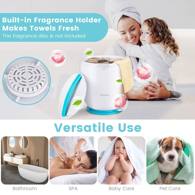 Countertop Towel Warmer Bucket with Auto Shut off by DirectDeals