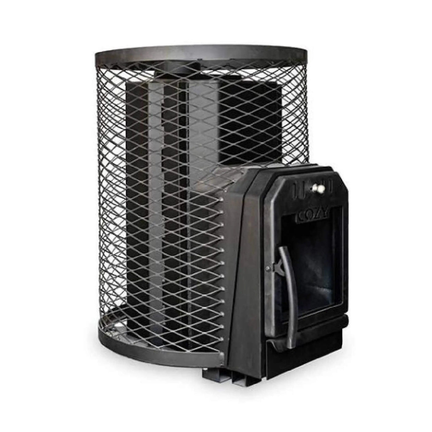 Cozy Heat O Floor Mount Wood-Burning Sauna Stove With Sauna Stones [COZY O] (SAK19475) by SAKSBY WHOLESALE