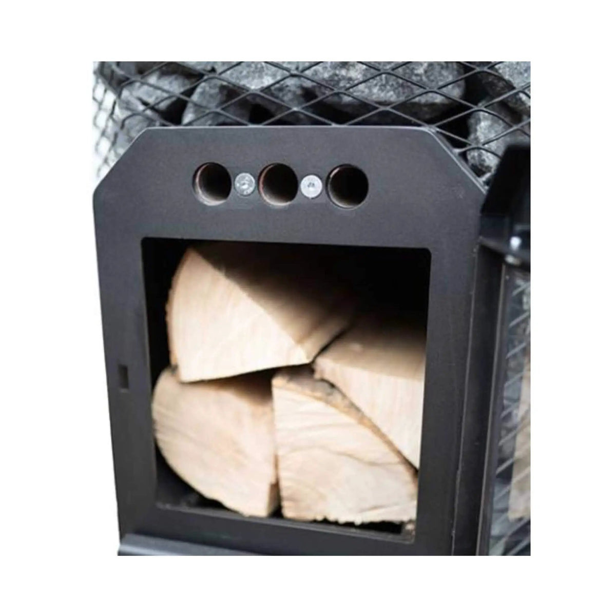 Cozy Heat O Floor Mount Wood-Burning Sauna Stove With Sauna Stones [COZY O] (SAK19475) by SAKSBY WHOLESALE