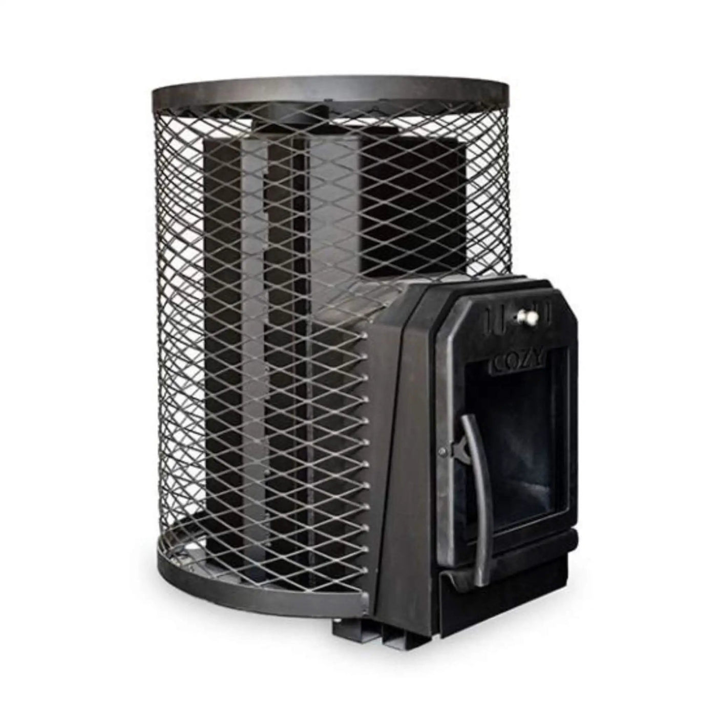 Cozy Heat O Thru-Wall Wood Burning Sauna Stove With Sauna Stones [COZY O-TW] (SAK93612) by SAKSBY WHOLESALE