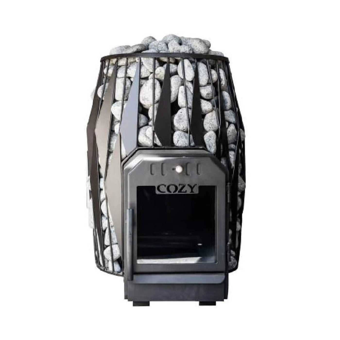 Cozy Heat OG Thru-Wall Sauna Stove With Sauna Stones [COZY OG-TW] (SAK75861) by SAKSBY WHOLESALE