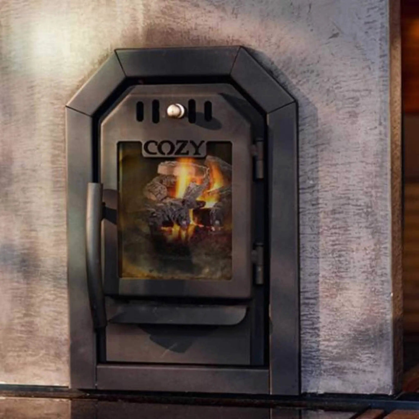 Cozy Heat OG Thru-Wall Sauna Stove With Sauna Stones [COZY OG-TW] (SAK75861) by SAKSBY WHOLESALE