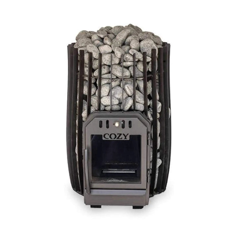 Cozy Heat SW Cylindrical Shape Sauna Stove With Sauna Stones [COZY SW] (SAK48563) by SAKSBY WHOLESALE