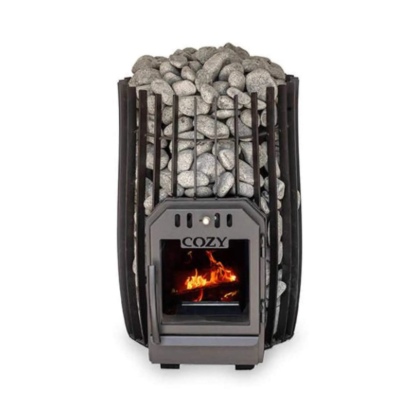 Cozy Heat SW Cylindrical Shape Sauna Stove With Sauna Stones [COZY SW] (SAK48563) by SAKSBY WHOLESALE