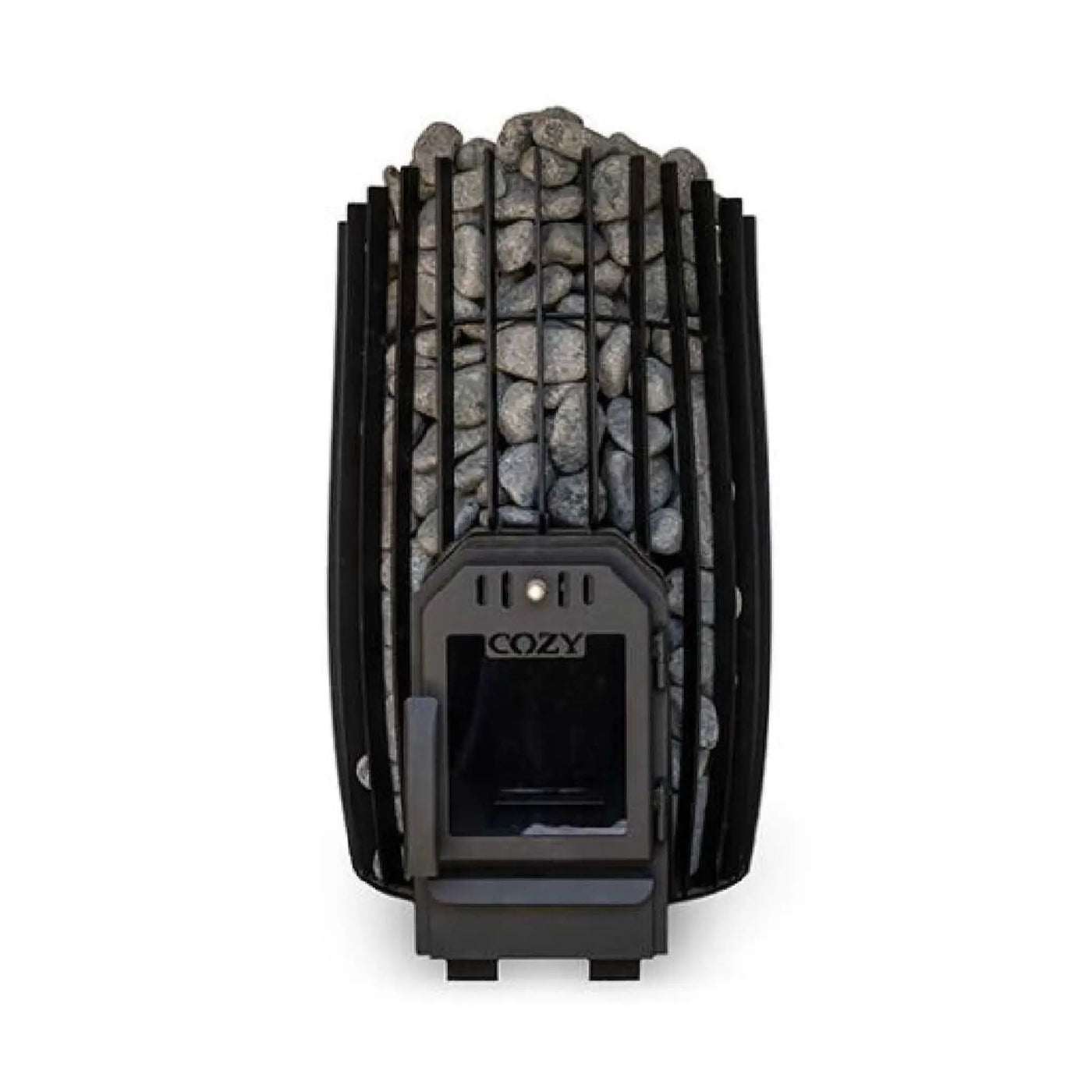 Cozy Heat SW Thru-Wall Wood Burning Sauna Stove With Sauna Stones [COZY SW-TW] (SAK69342) by SAKSBY WHOLESALE