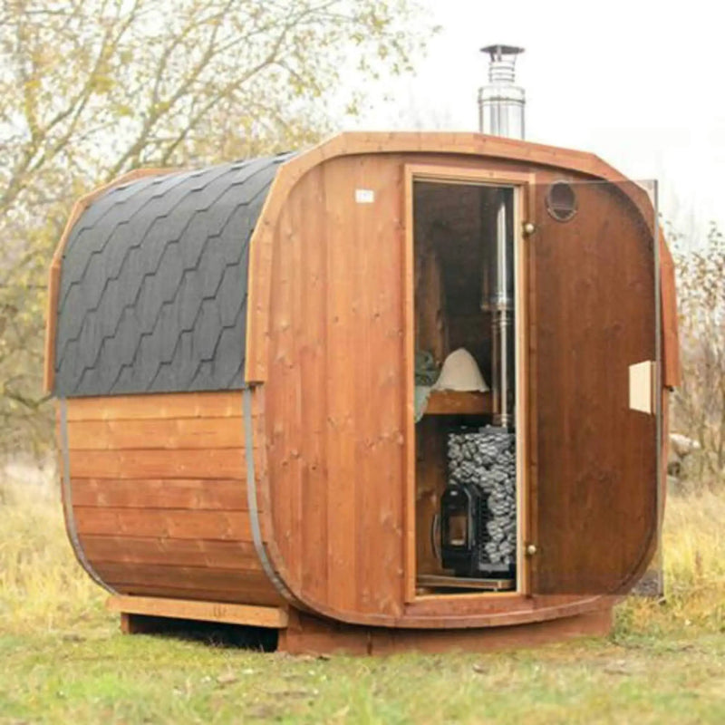 Cozy Heat Wood-Burning Floor Mount Sauna Stove With Chimney Kit And Sauna Stones [COZY] (SAK57382) by SAKSBY WHOLESALE