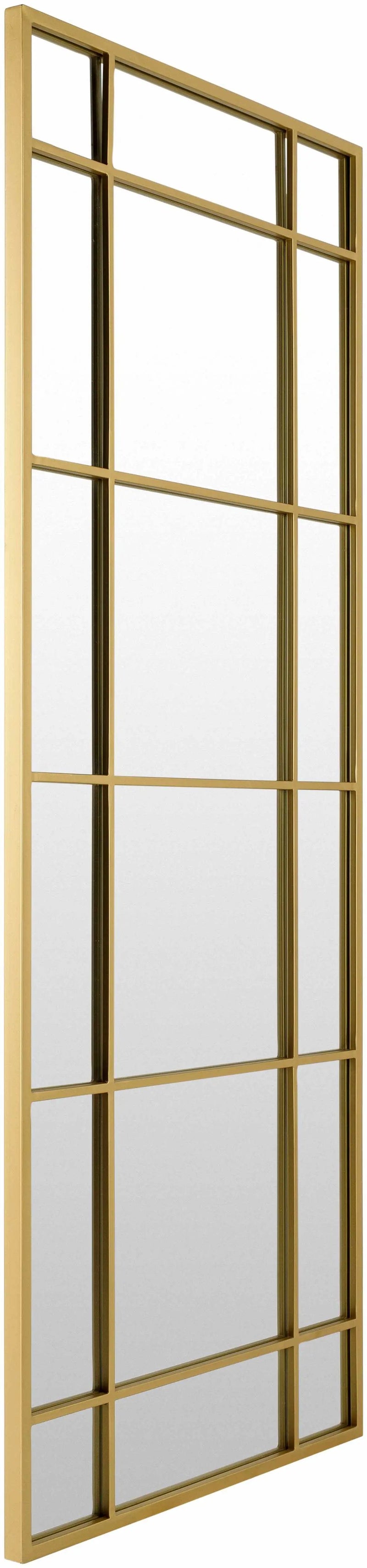 Cersosimo Round Gold Framed Mirror by Boutique Rugs