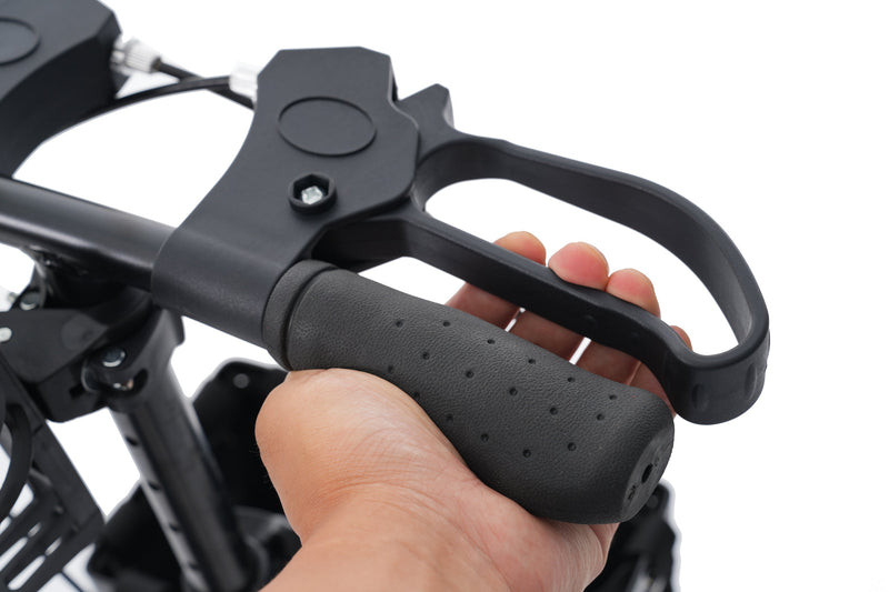 Knee Scooter for Adults with 8-Inch Wheels, Dual Brakes, Adjustable Handlebar, Black, photo 10 of 10