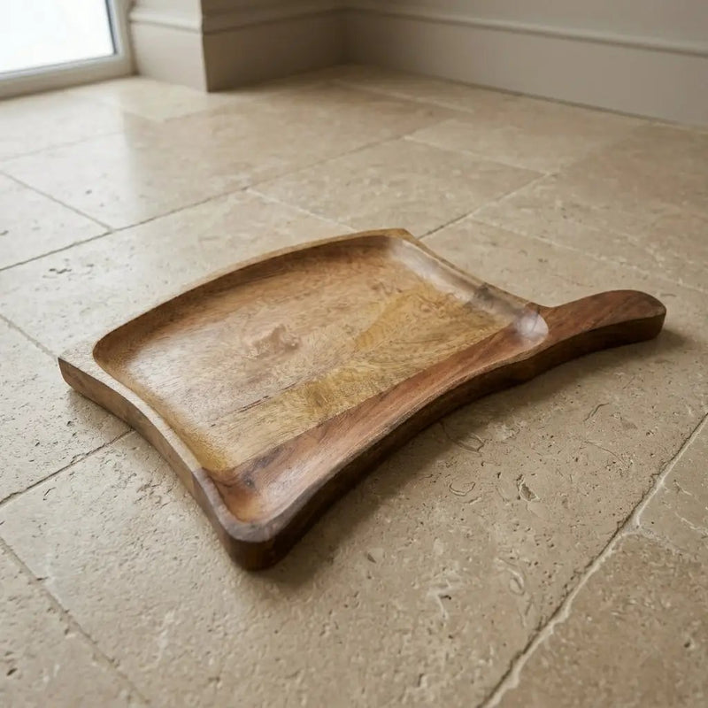 House of Avana Axe Shape Mango Wood Platter by House Of Avana