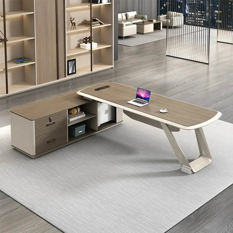 Tiller · Modern Executive L-Shaped Desk by Arc Grove