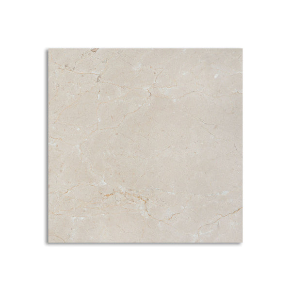 Crema Marfil Honed Marble Tiles 18x18