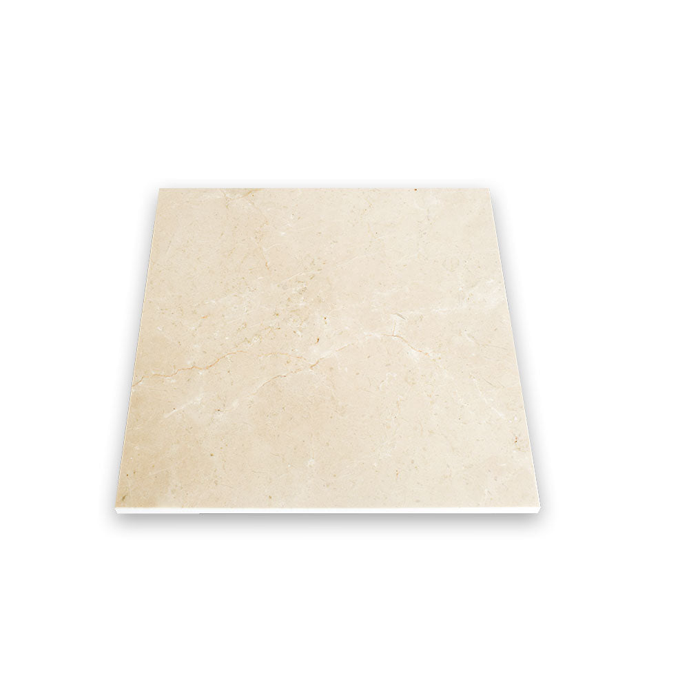 Crema Marfil Polished Marble Tiles 12x12 Marble Polished 12x12 Tiles — 2