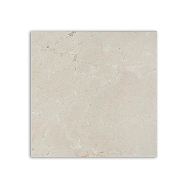 Crema Marfil Polished Marble Tiles 18x18