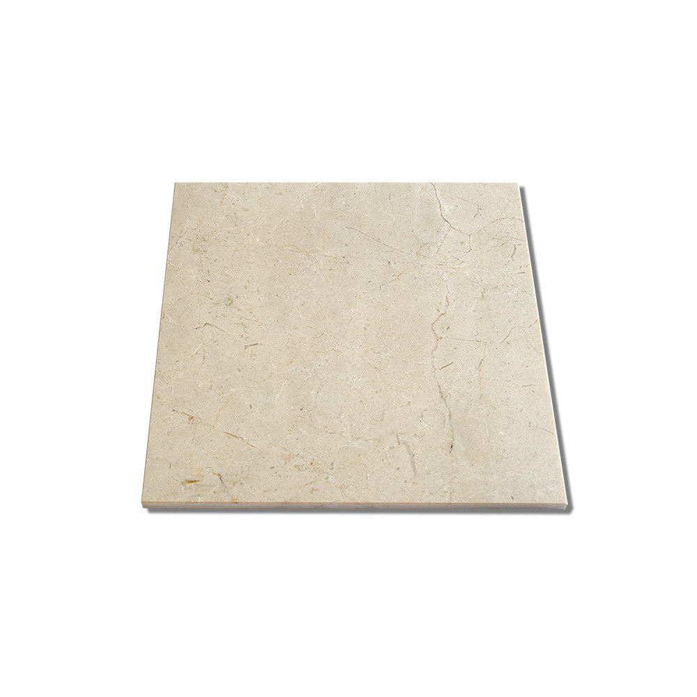 Crema Marfil Polished Marble Tiles 5 1/2x5 1/2 Marble Polished 6x6 Tiles — 1