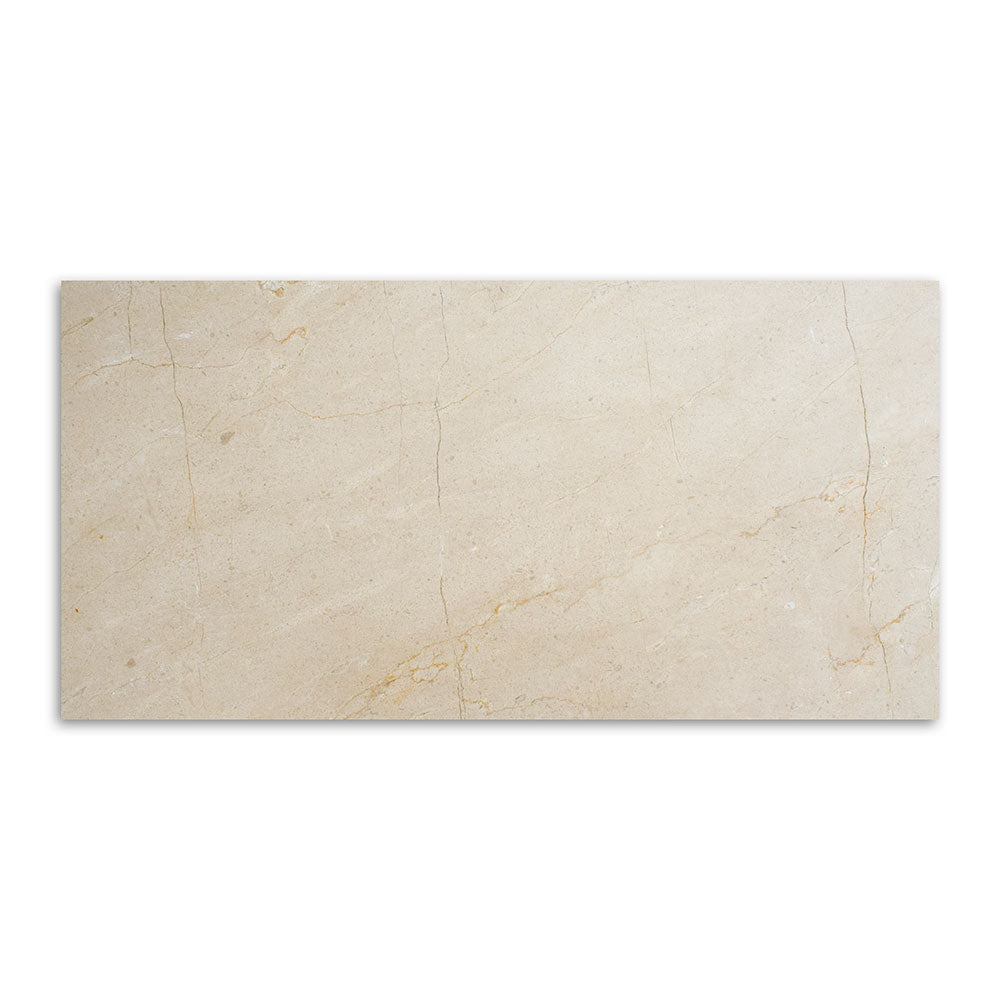 Crema Marfil Polished Marble Tiles 6x12 Marble Polished 6x12 Tiles