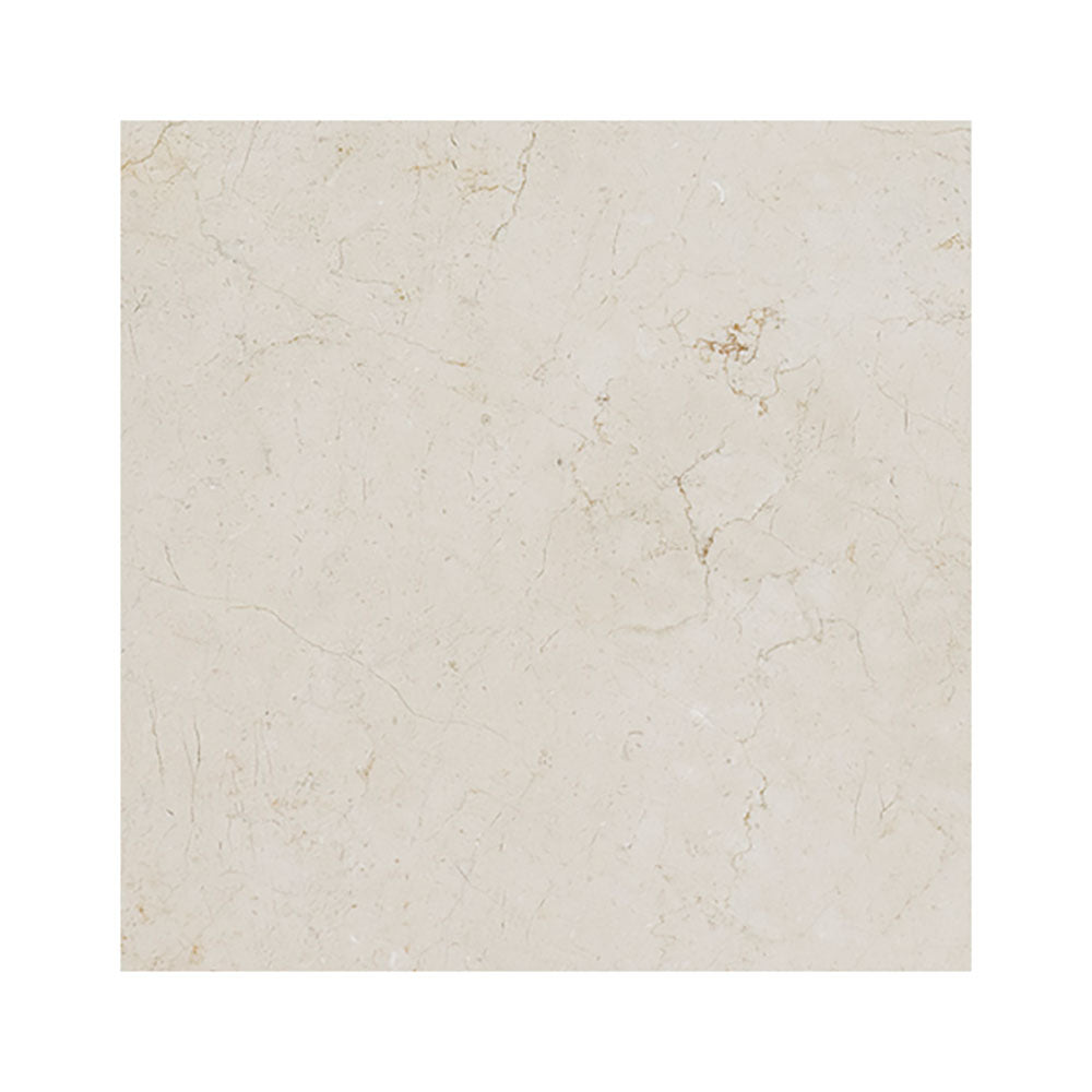 Crema Marfil Polished Micro Bevelled Marble Tiles 18x18 Marble Polished 18x18 Tiles