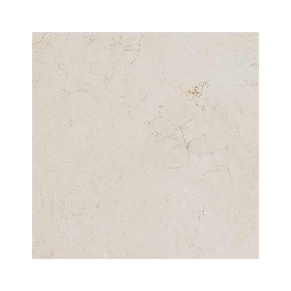 Crema Marfil Polished Micro Bevelled Marble Tiles 18x18