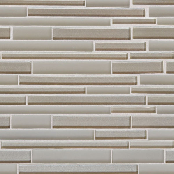 Crepuscolo Gloss/matte Interlocking Slides Glass Mosaics 12x12