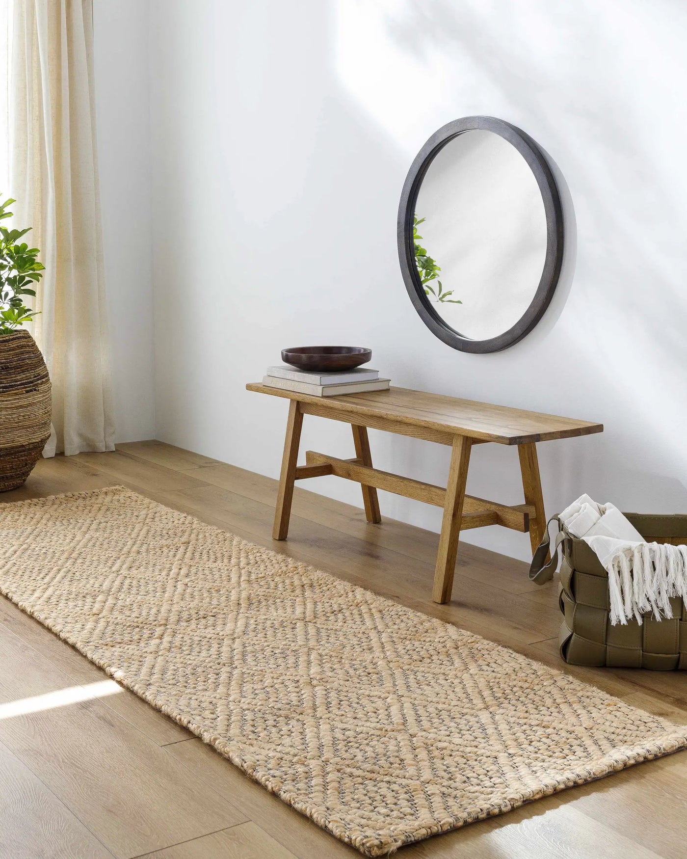 Buwoi Hand Woven Tan Jute Rug - Clearance by Boutique Rugs