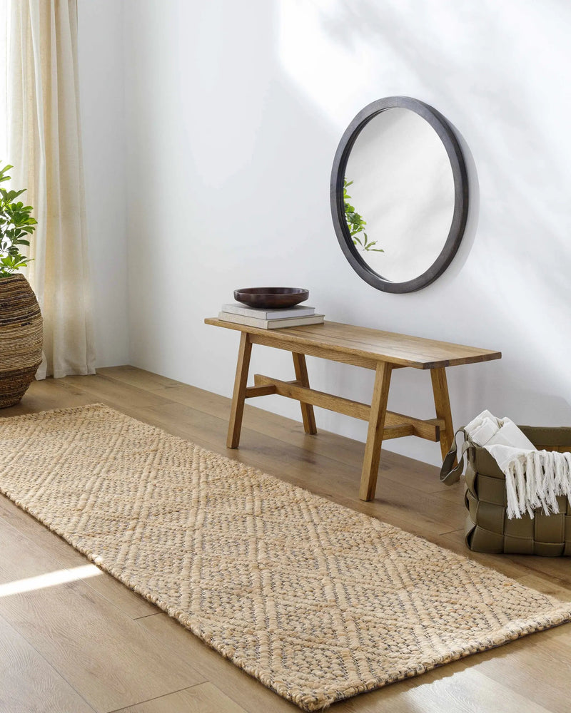 Buwoi Hand Woven Tan Jute Rug - Clearance by Boutique Rugs
