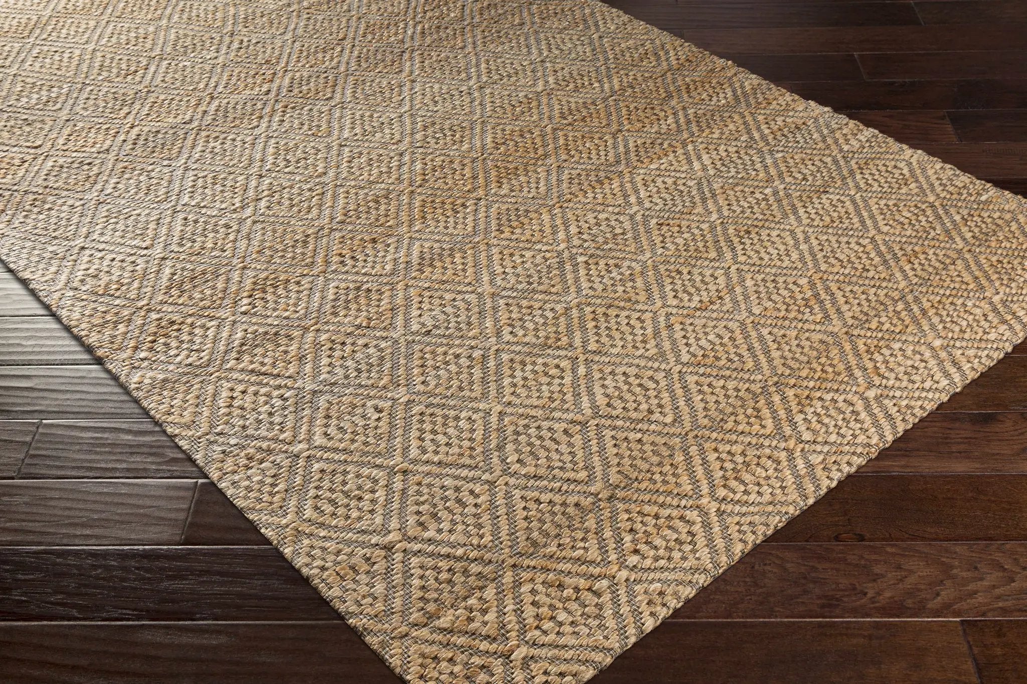 Buwoi Hand Woven Tan Jute Rug - Clearance by Boutique Rugs
