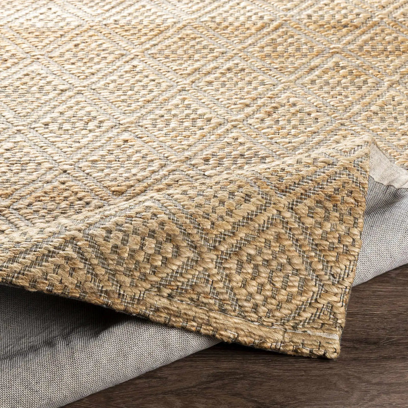 Buwoi Hand Woven Tan Jute Rug - Clearance by Boutique Rugs