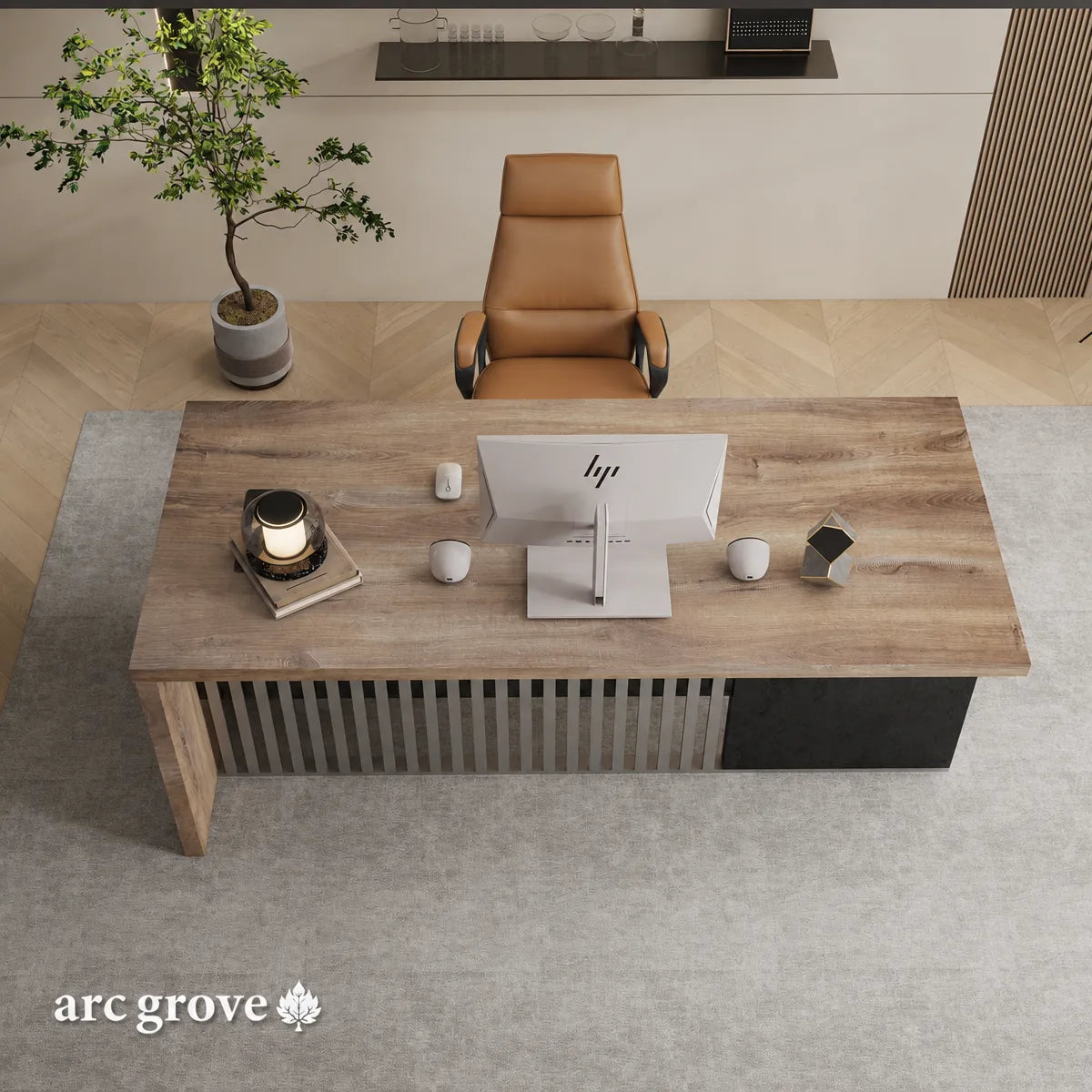 Croft · Small Executive Desk, photo 7 of 20