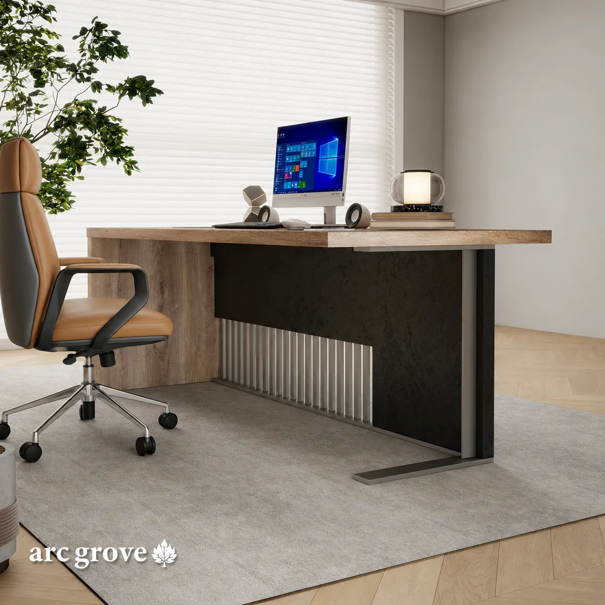 Croft · Small Executive Desk, photo 8 of 20
