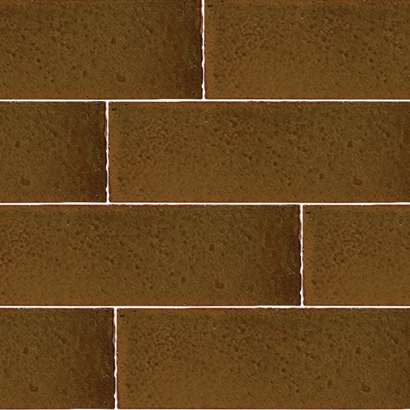 Crompton Brown Plain Ceramic Tiles 2 1/4x7 3/8