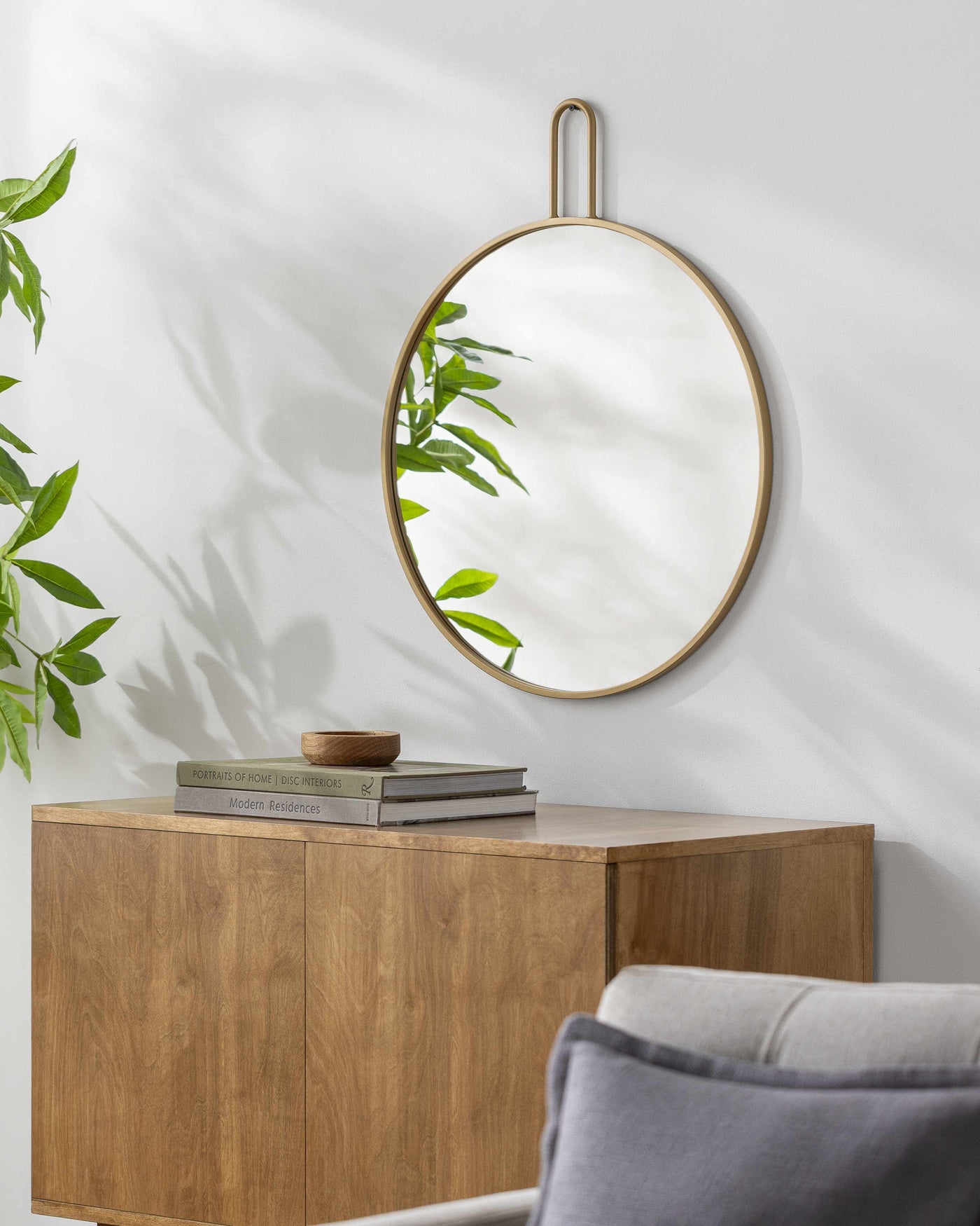 Comaltepec Gold Frame Mirror - Clearance by Boutique Rugs