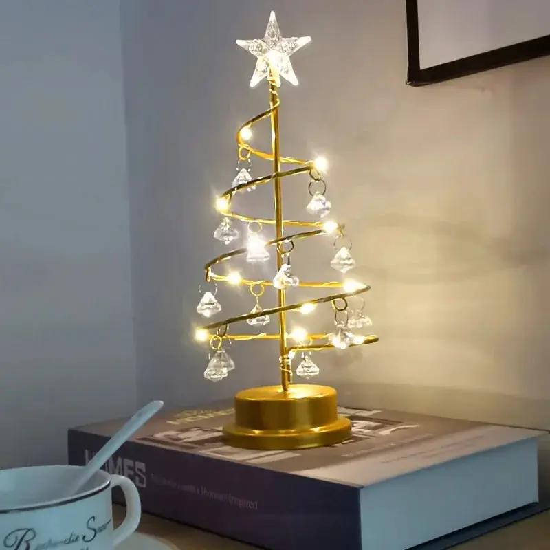 Crystal Diamond Christmas Tree Night Light Large by House Of Avana