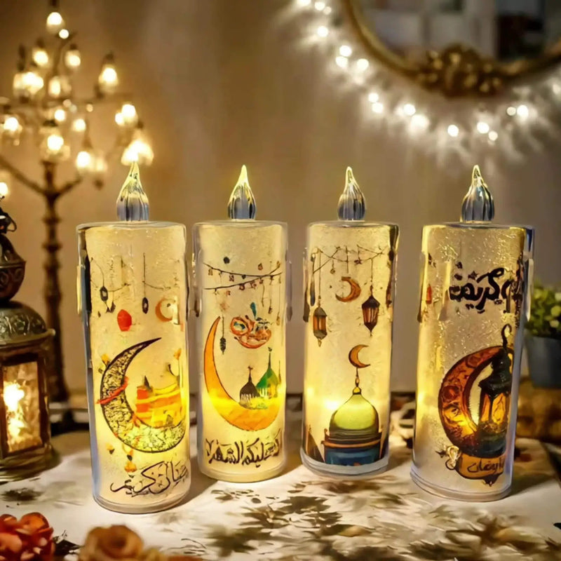Crystal Electronic Candle Lights - Battery-Powered LED by House Of Avana